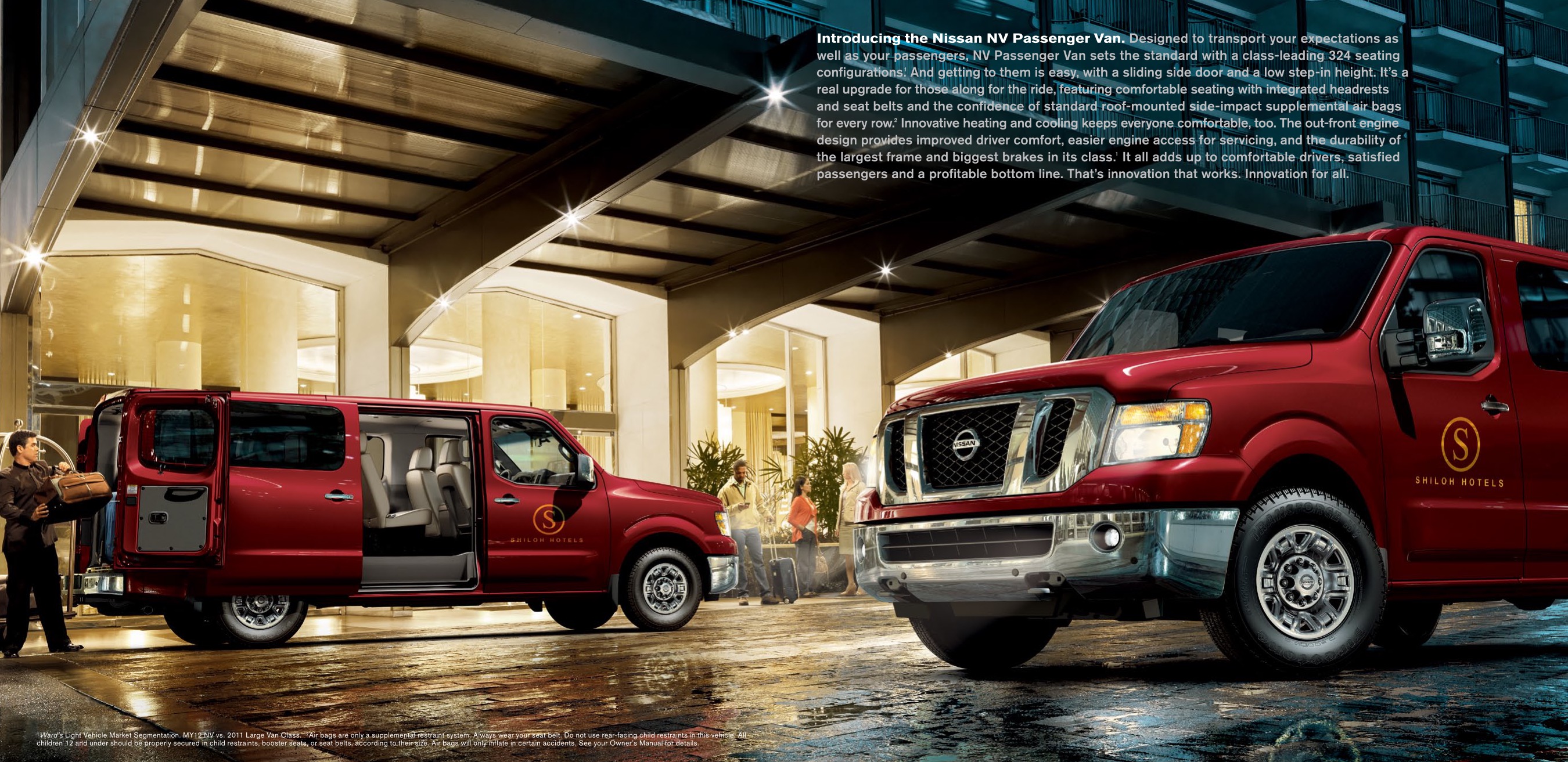 2012 Nissan NV Passenger Brochure Page 2